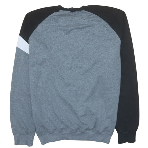 Nike Men’s Black Grey White Pullover Logo Sweatshirt 2XL