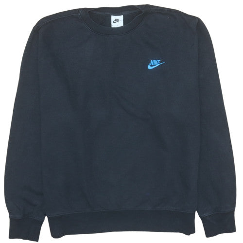 Nike Men's Black Crew Neck Pullover Sweatshirt Size L