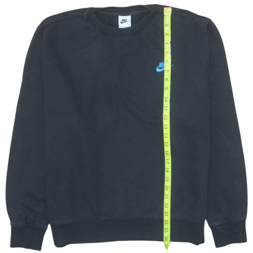 Nike Men's Black Crew Neck Pullover Sweatshirt Size L
