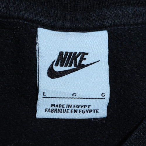 Nike Men's Black Crew Neck Pullover Sweatshirt Size L