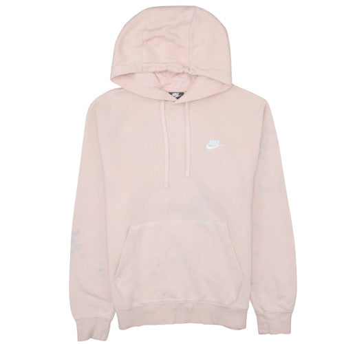 Nike Women's Pink Pullover Hoodie Medium Fleece Casual Sweatshirt