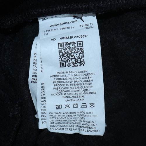 Puma Men's Black XS Jogger Sweatpants Active Fleece Trousers
