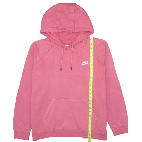 Nike Womens Pink XL Pullover Hoodie Cotton Blend Casual Sweatshirt