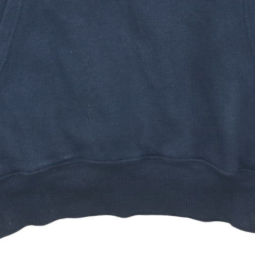 Hard Rock Cafe Edinburgh Mens Blue Pullover Hoodie Medium