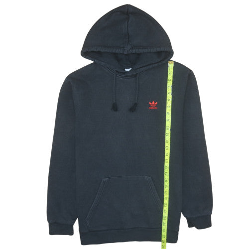 Adidas Men's Black Pullover Hoodie Medium Logo Fleece Sweatshirt