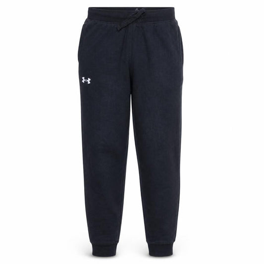 Front view of Under Armour Men’s Black Fleece Jogger Trousers M Regular Fit