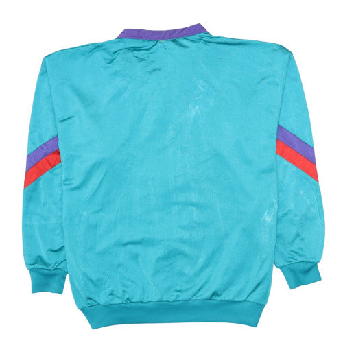 Nike Men's Blue Retro Windbreaker Jacket XL Polyester Zip Vintage 80s Style