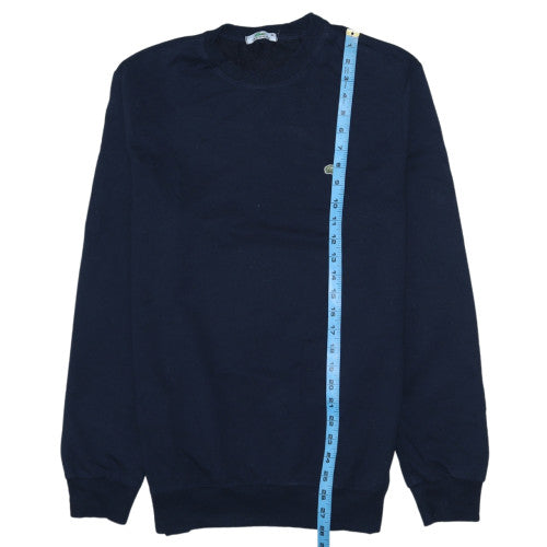 Lacoste Men Blue XL Pullover Sweatshirt Crew Neck Cotton