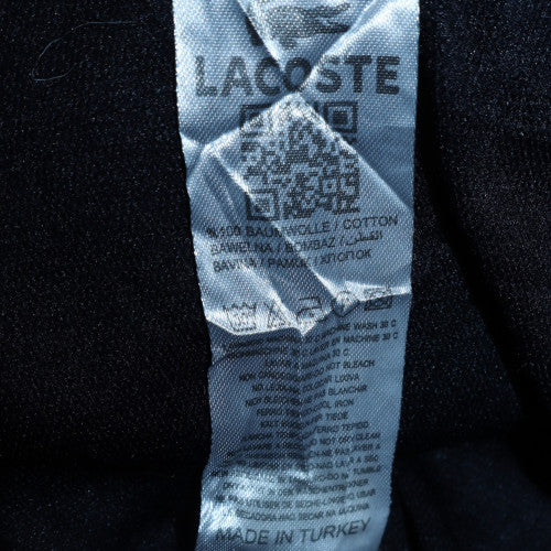 Lacoste Men Blue XL Pullover Sweatshirt Crew Neck Cotton