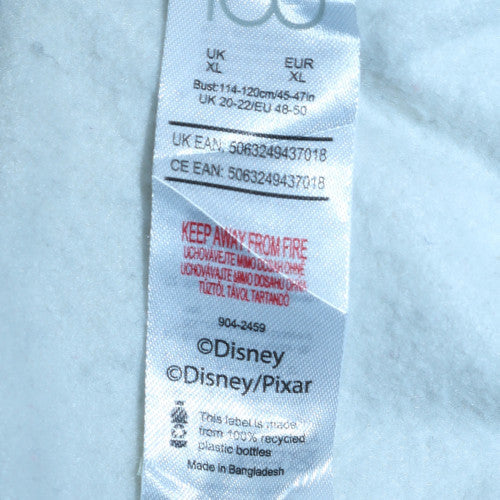 Disney Women’s White Mickey & Minnie Sweatshirt XL Pullover Cotton