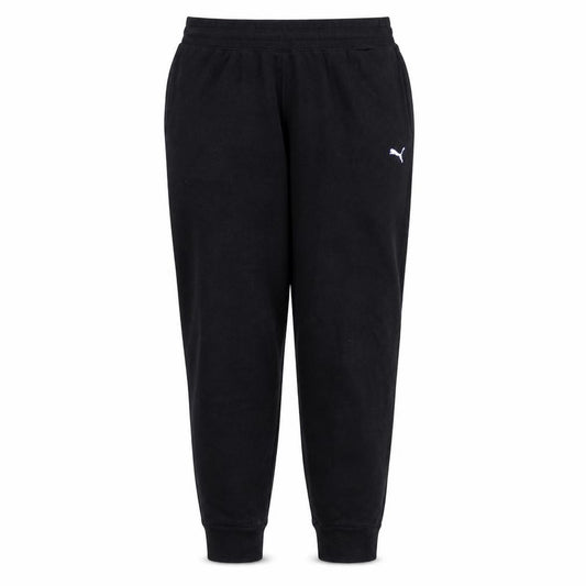 Front view of Puma Men's Black Jogger Sweatpants M Regular Fit Activewear
