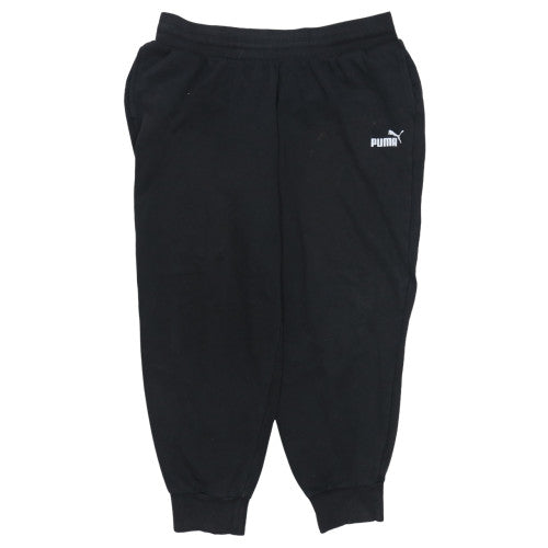 Puma Mens Black Jogger Sweatpants L Regular Fit Activewear