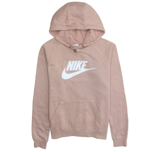 Nike Women’s Pink Pullover Hoodie Medium Cotton Blend Casual