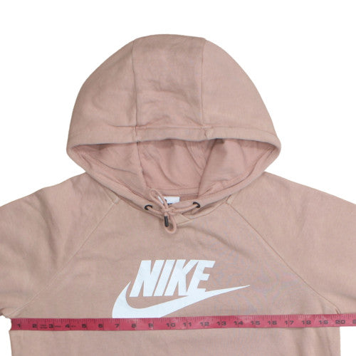 Nike Women’s Pink Pullover Hoodie Medium Cotton Blend Casual