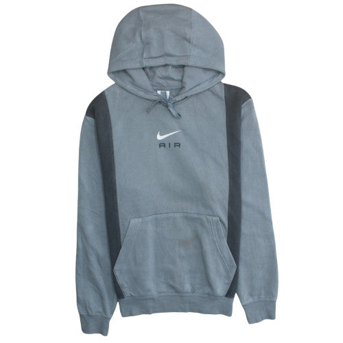 Nike Women’s Grey Pullover Hoodie Medium Fleece Air Logo Casual