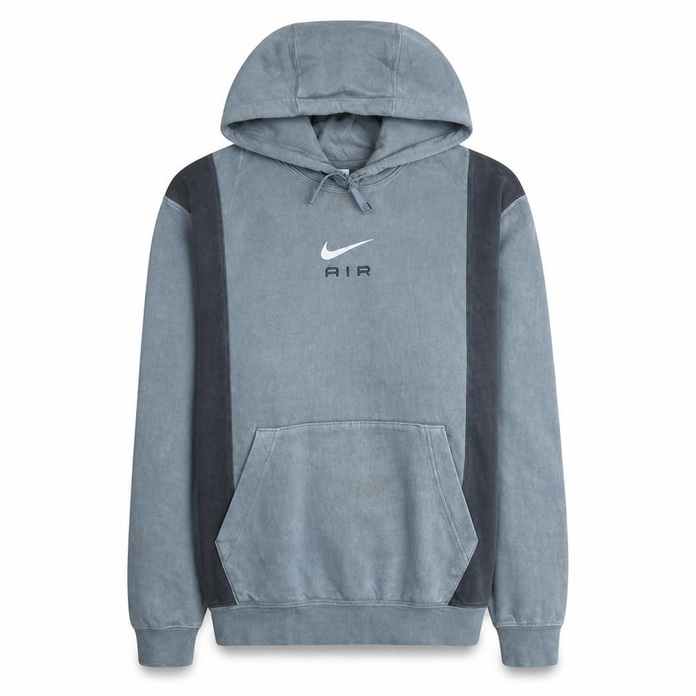 Nike Women’s Grey Pullover Hoodie Medium Fleece Air Logo Casual