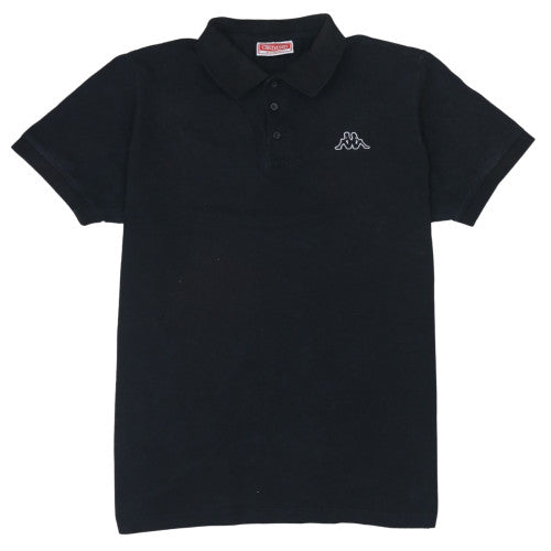 Kappa Men's Black XL Cotton Short Sleeve Polo Shirt