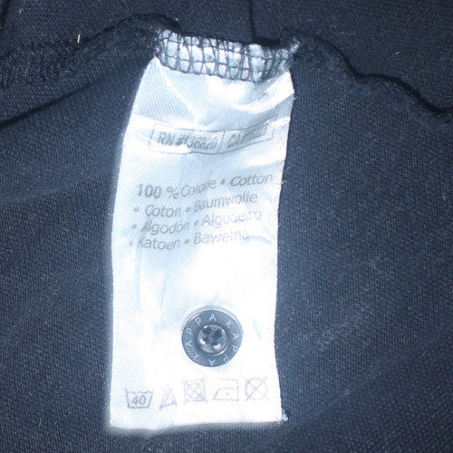 Kappa Men's Black XL Cotton Short Sleeve Polo Shirt