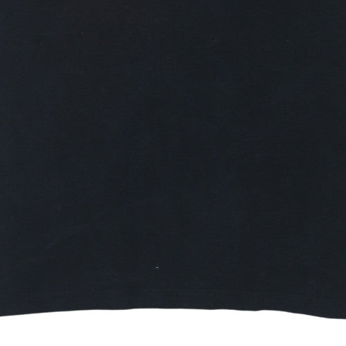 Kappa Men's Black XL Cotton Short Sleeve Polo Shirt