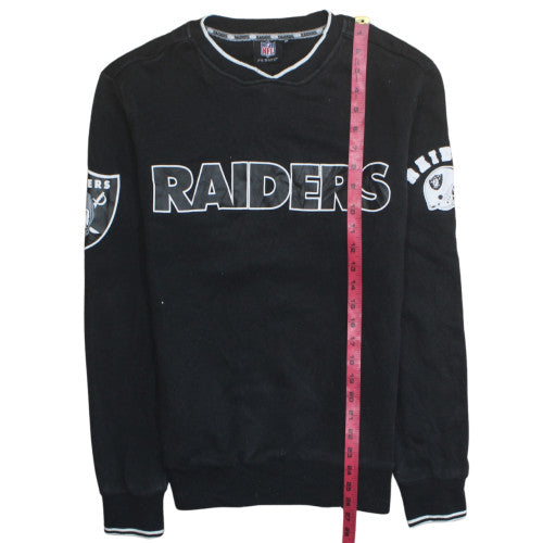 Primark NFL Raiders Black Sweatshirt Men's XS Crew Neck Pullover