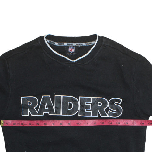 Primark NFL Raiders Black Sweatshirt Men's XS Crew Neck Pullover