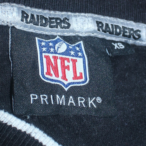 Primark NFL Raiders Black Sweatshirt Men's XS Crew Neck Pullover