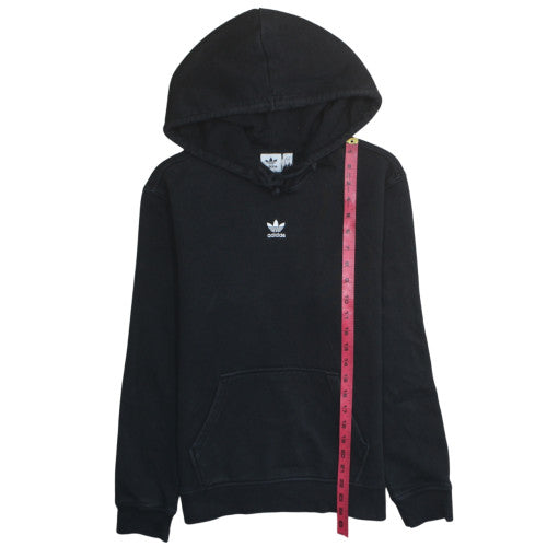 Adidas Women's Black Pullover Hoodie Size 8 Casual Cotton Blend