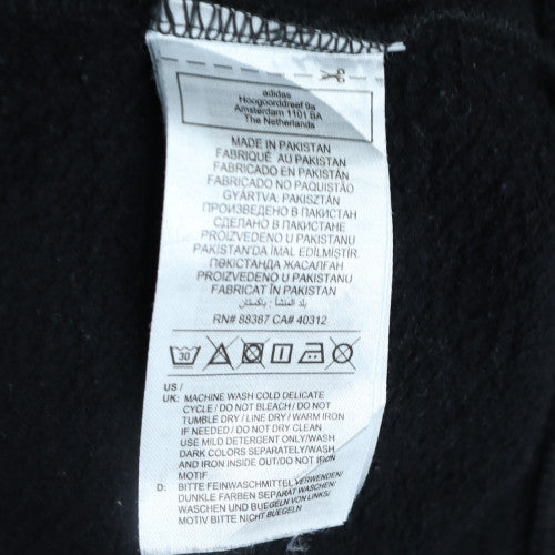 Adidas Women's Black Pullover Hoodie Size 8 Casual Cotton Blend