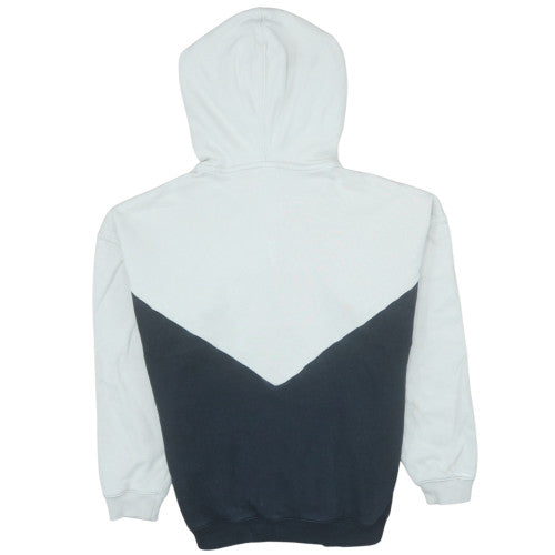 Adidas Womens White Colourblock Hooded Pullover Sweatshirt XS