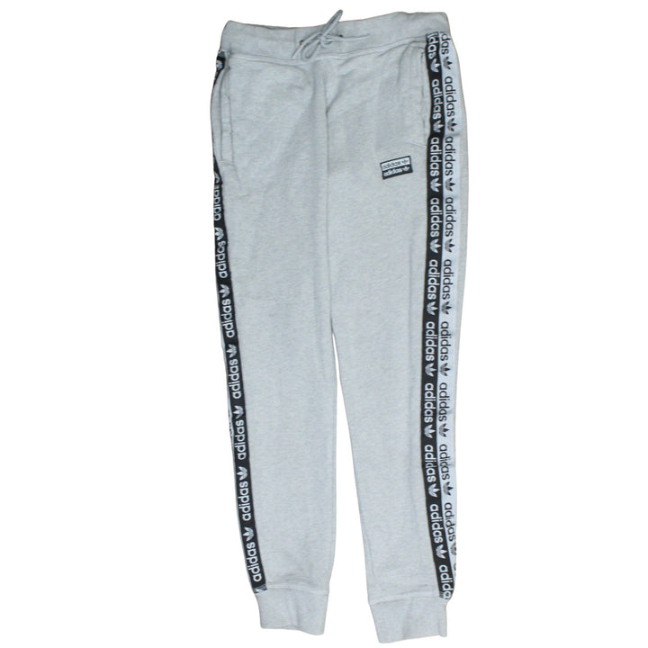 Adidas Women's Grey Jogger Trousers Size 8 Regular Fit Fleece