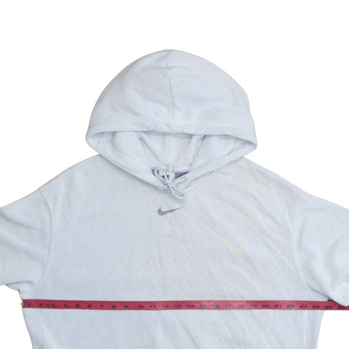 Nike Men's White Pullover Hoodie S Regular Fleece Sportswear