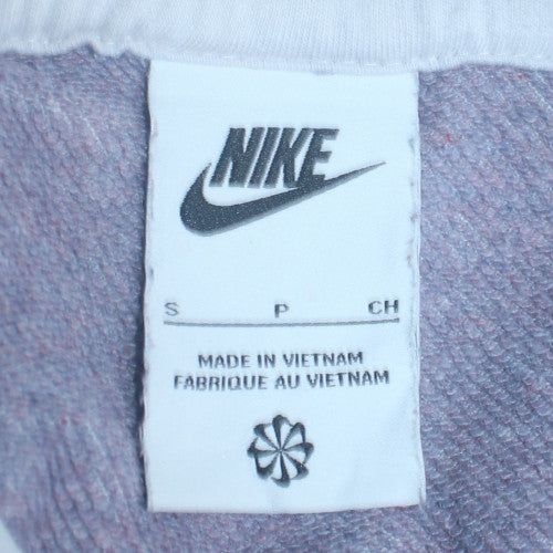 Nike Men's White Pullover Hoodie S Regular Fleece Sportswear