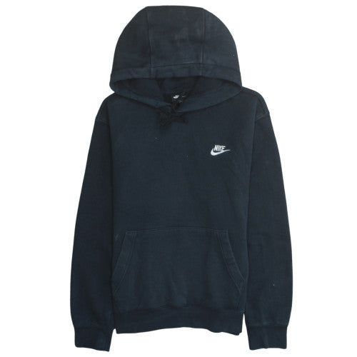 Nike Men's Black Pullover Hoodie M Cotton Blend Classic Fit