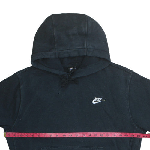 Nike Men's Black Pullover Hoodie M Cotton Blend Classic Fit