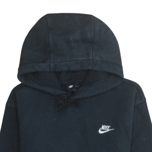 Nike Men's Black Pullover Hoodie M Cotton Blend Classic Fit
