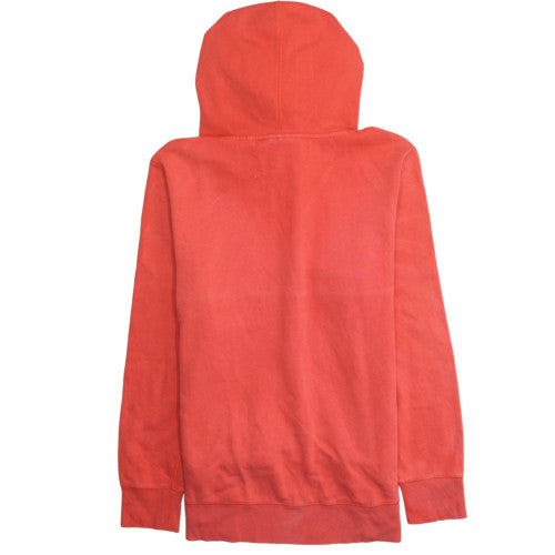 Under Armour Mens Red Pullover Hoodie Size L Relaxed Fit