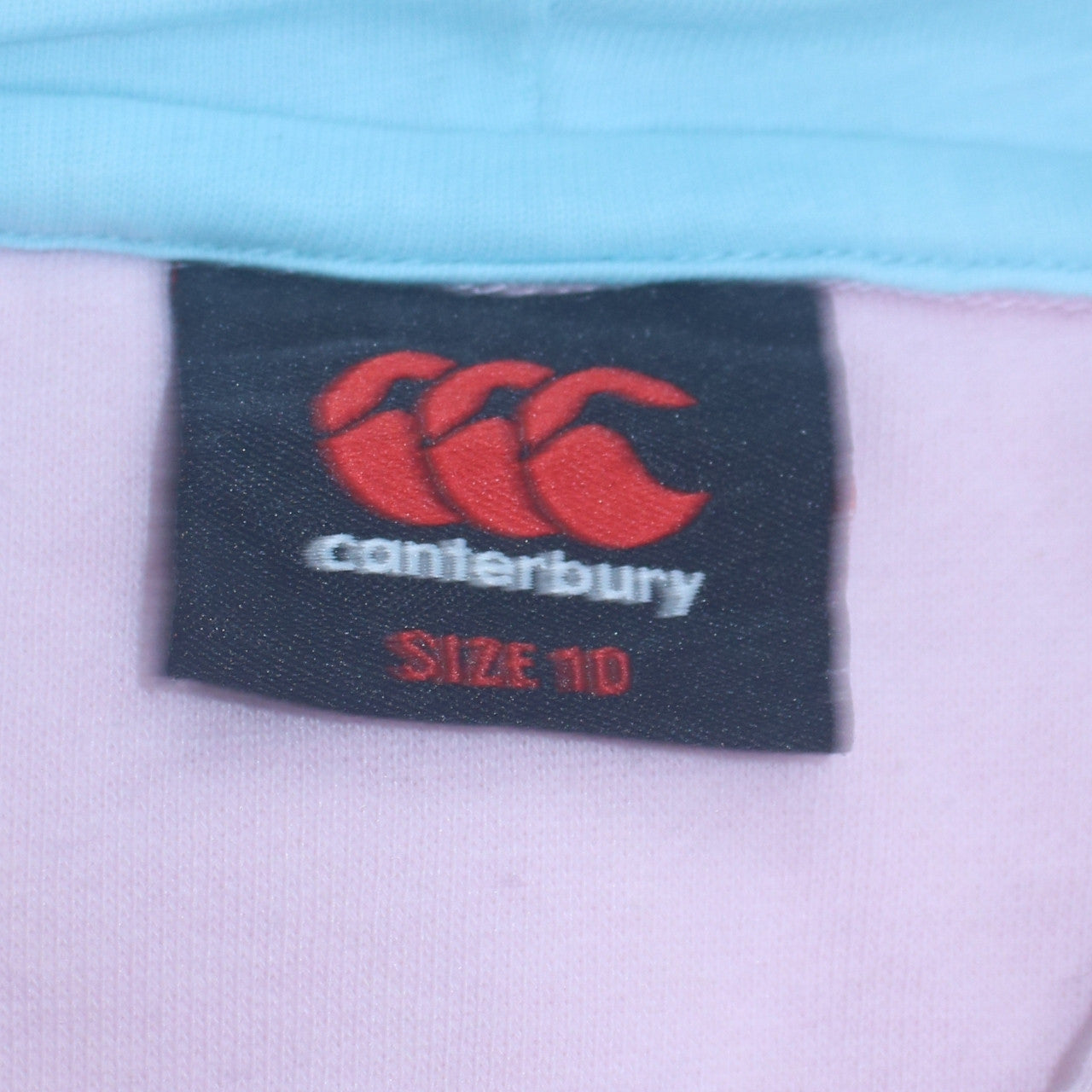 Canterbury Womens Pink Full Zip Hoodie Size 10 Cotton Blend