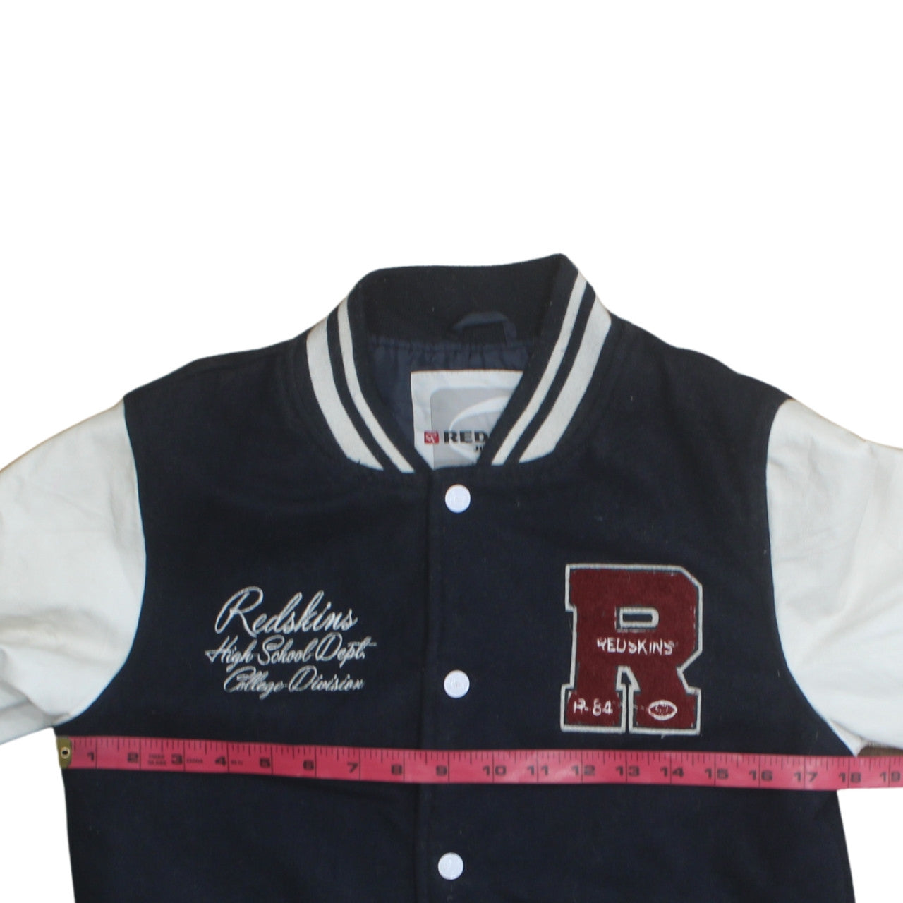 Redskins Boys Blue Varsity Jacket 12 Years Polyester Lined College Style