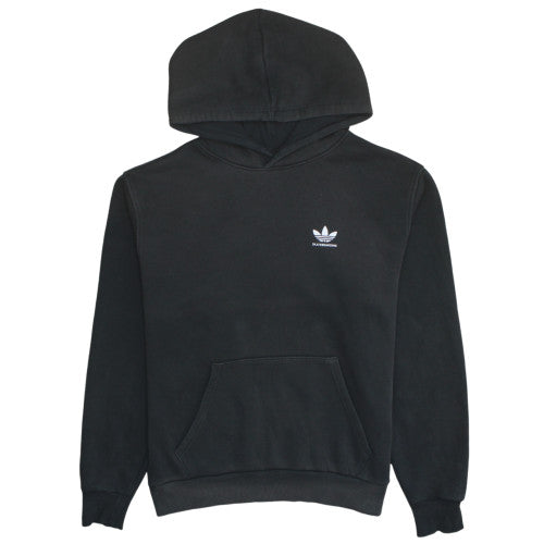 Adidas Men's Black Pullover Hoodie Medium Skateboarding Fleece
