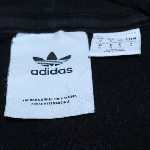 Adidas Men's Black Pullover Hoodie Medium Skateboarding Fleece