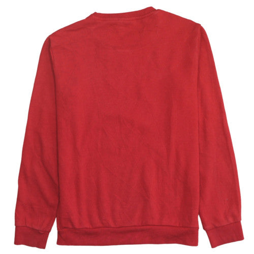 Champion Boys Red Pullover Sweatshirt 13-14 Years Graphic Logo Crew Neck