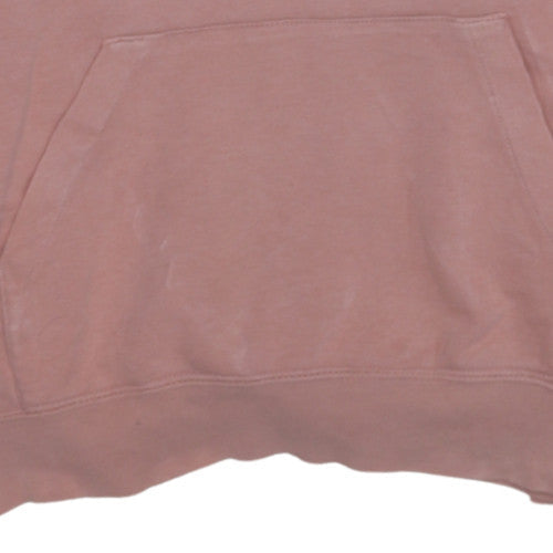 Nike Womens Pink Pullover Hoodie Small Cotton Blend Casual
