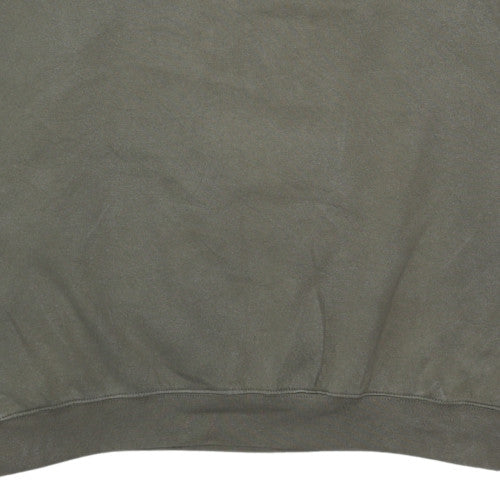 Reebok Mens Khaki Green Crew Neck Sweatshirt 2XL Classic Fit