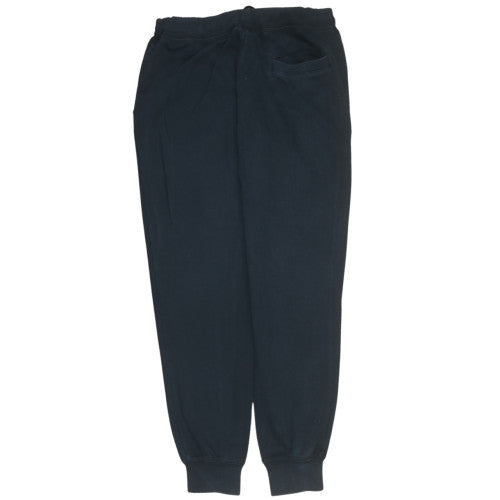 Adidas Womens Black Jogger Sweatpants Size 8 Cotton Blend Drawstring