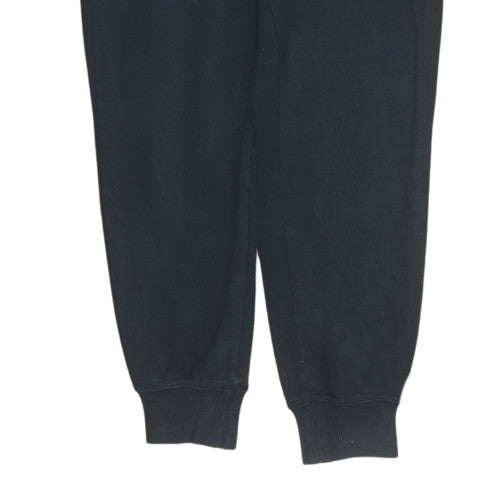 Adidas Womens Black Jogger Sweatpants Size 8 Cotton Blend Drawstring