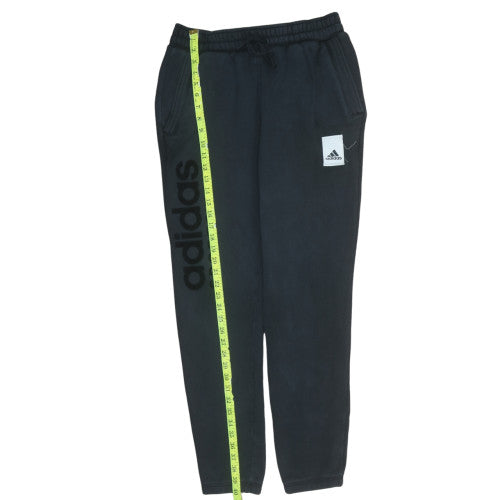 adidas Men's Black XL Jogger Trousers Fleece Elastic Waist Sportswear