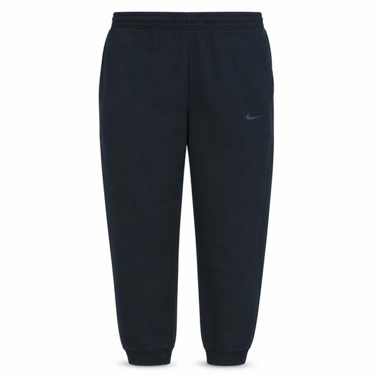 Front view of Nike Men's Black Jogger Fleece Sweatpants, size M, Regular Fit