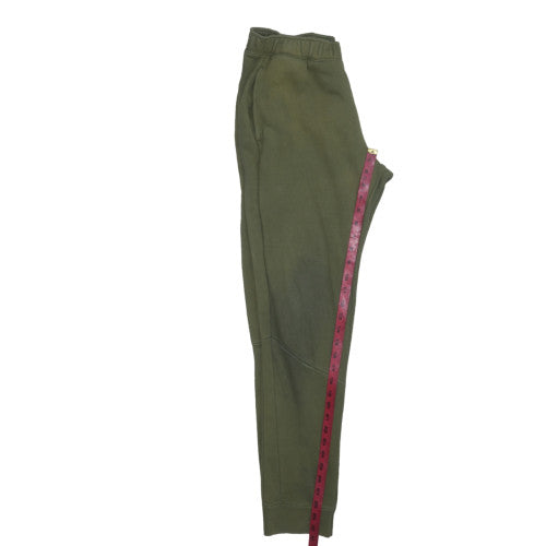 Champion Men Green M Jogger Sweatpants Fleece Elastic Waist Tapered