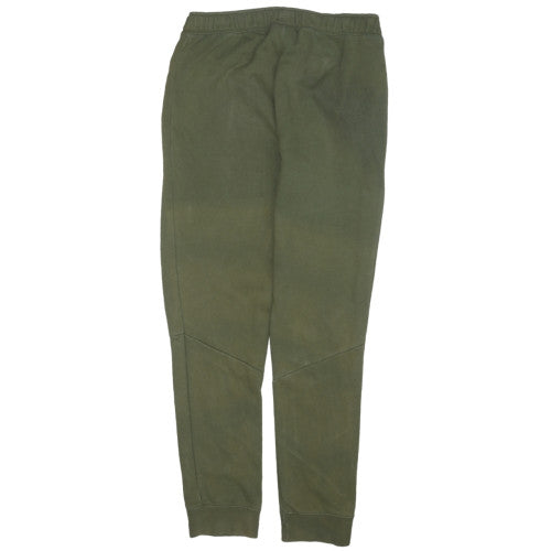 Champion Men Green M Jogger Sweatpants Fleece Elastic Waist Tapered