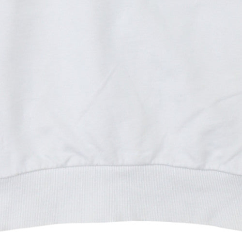 Ellesse Men's White Crew Neck Logo Sweatshirt Size M